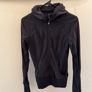 Black Zip-Up Hoodie